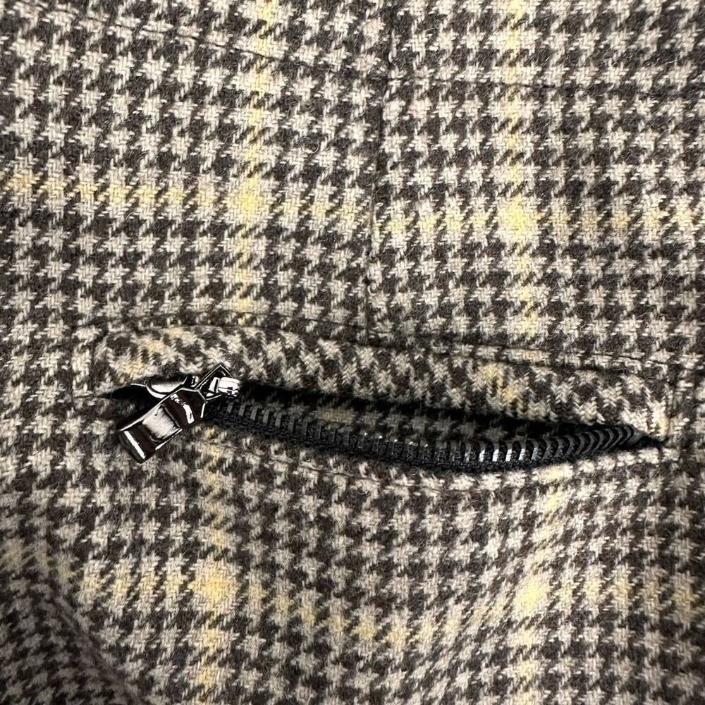 Pendleton Virgin Wool Houndstooth Plaid Skirt Siz… - image 7